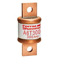 Mersen A6T300 Fast Acting Class T Fuses Fuse,Class T,Fast Acting,200kA AC,100kA DC,600VAC/300VDC,300A