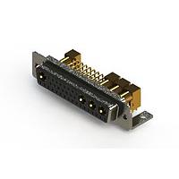 EDAC 630-36W4640-7T4 Mixed Contact D-Sub Connectors Right-angle Power Combo D-Sub Connector