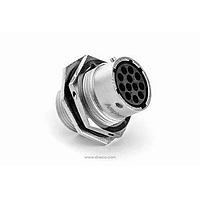 Amphenol SINE Systems RT071412SNH03 Connectors Receptacle, Jam Nut, 12 Position, Female, Shell Size 14, with Silicone Seal