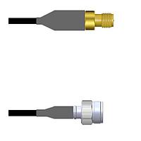 Amphenol Custom Cable Q-70059000M007i RF Cable Assemblies SMA-SJ/TNC-SP LMR24 7I