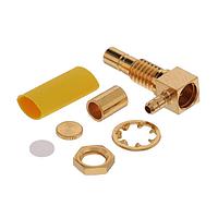 Radiall 7406-1521-005 Connectors SSMB / RIGHT ANGLE JACK MALE CRIMP TYPE FOR 2/50 D CABLE GOLD