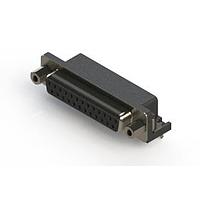 EDAC 622-025-660-043 D-Sub Connectors - Standard Density D SUB RECEPTACLE RA .318 FP