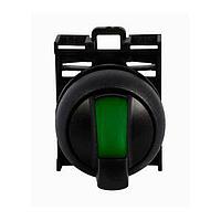 Eaton M22S-WLK3-G Selector Switches ILL 3-POS MOM SEL SWTCH BLK-BZL GRN