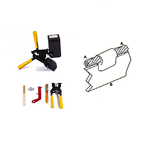 Goldweld CB26-D-300258 Welding Mould connect Bus bar to Bus bar (A: 300mm²; B: 25x8mm)