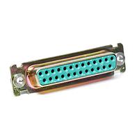 Cinch DBMAF25S Receptacle DSUB 25F CRIMP F G30 ZINC