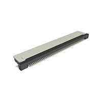 Amphenol FCI 62684-501100AHLF Board Mount 0.50mm Flex Connector, OPU Series, 50 Position , Side Entry, Lower Side Contact, Surface Mount, ZIF, Halogen free