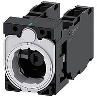 SIEMENS 3SU15011AG601LA0 2 x 1 NO + 1 NC HOLDER. CONTACT MOD. 2X1NO+1NC. LED MOD.