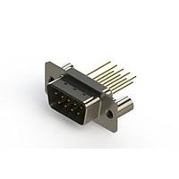 EDAC 627-M09-223-WT3 D-Sub Connectors - Standard Density Vertical Machined D-Sub Connectors