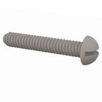 Essentra Components 010256R050 Round Slotted Round Slotted Screw, #2-56 Thread, 1/2 Lg