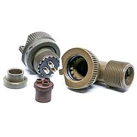 Amphenol Industrial MS3108E10SL-3S W/P CAP Plugs ER 3C 3#16S SKT PLUG RTANG
