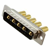 NorComp 680S5W5103L401 Mixed Contact D-Sub Connectors IP67 POWER-D 5w5PWR 40A MALE SOLDER CUP