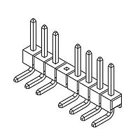 Amphenol Commercial Products G801LQ3000255EU Pin Strip Pin Header 2.54mm Pitch R/A DIP,1x8Pin,5u" Gold,LCP,6.0mm*2.54mm*3.0mm,Removed#5Pos