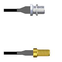 Amphenol Custom Cable Q-1U0710003120i RF Cable Assemblies N-SJB/SMA-SJ G174 120I