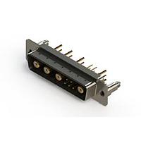 EDAC 627-9W4-624-7TD Mixed Contact D-Sub Connectors Vertical Combo Dsub