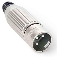 Switchcraft AAA5MZH Cable Connectors 5P M SLD XLR MTL HND Ni FINISH, Ag PLT