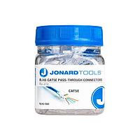 Jonard Tools RJ45-550 Pass Through Connector RJ45 Cat5/5e Pass-Through Connectors, 50 Pcs In Jar