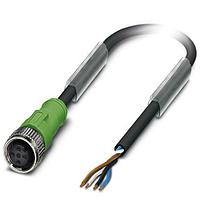 PHOENIX CONTACT 1415440 Sensor Cables / Actuator Cables SAC-4P- 2,0- PUR/M12FS BK OBS