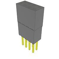 Samtec ESQ-104-34-G-D-LL Sockets Elevated Socket Strip