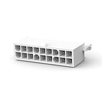 AMP Connectors - TE Connectivity 794076-1 Headers 18P MINI UMNL HDR W/O DH SN