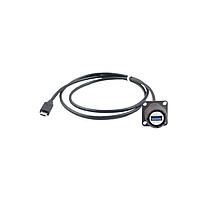 Amphenol Socapex 32242ZN050 USB Cables USBC HOST TO USBA DEV ADAPT SQ FLNG BZN 0.5M