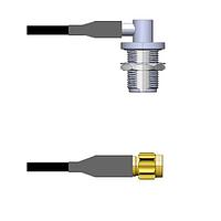 Amphenol Custom Cable Q-1S03D0008007i RF Cable Assemblies N-RJB/SMA-SP RG58 7I