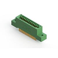 EDAC 345-024-500-202 With Flanges 24P .100" x .200" GREEN