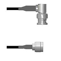 Amphenol Custom Cable Q-0E02N0008096i RF Cable Assemblies BNC-RP/N-SP RG58 96I
