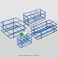 SciLab SL.Rac7007 Rack, Epoxy-coated, 8×Φ52 mm hole, for 100ml Tubes, 230×128×h70 mm