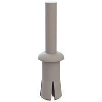 Essentra Components 61PR100300 Push-In Rivet Push Rivet, .156 Hole, .218-.312 Panel Thk
