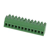 Molex 39510-5012 Plugs 3.81MM EURO PLUG RA RO PLUG RA GRN 12CKT