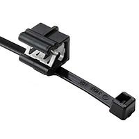 HellermannTyton 156-00557 Serrated, Inside T50REC24 BLKHS TIE &HIRHS CLIP