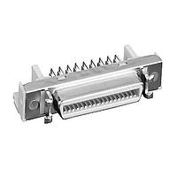 3M Electronic Solutions Division 10236-55G3VC Micro-D D-Sub Connectors 36P R/A RECEPTACLE THRUHL BRDMNT SHIELD