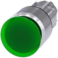 SIEMENS A6X30141047 Mushroom ILLUM. MUSHROOM PUSHBUTTON. 30MM. GREEN