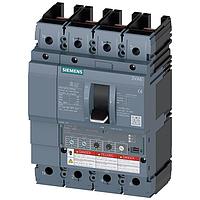 SIEMENS 3VA62255HN412AA0 System Protection BRKR 3VA62 4P 250A 35KA ETU3-LSI 100