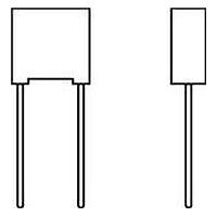 Xicon 1430-1105 Metallized Polyester Film Box Capacitors 100V 1.0uF 10% Tol MEB