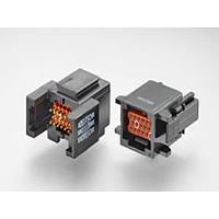 DEUTSCH - TE Connectivity ABC06G-20P-4048 Rectangular MIL Spec Connectors PLUG SHELL 5 SIZE 20 CONT PIN GREEN