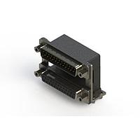 EDAC 663-025-364-049 Dual Port D-Sub Connectors Right-angle Dual Port D-Sub Connector