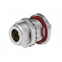 Radiall R191334000 RF Adapters - Between Series N FEMALE BULKHEAD - SMA FEMALE STRAIGHT PANEL SEAL+ INTERNAL ADAPTER