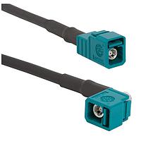 Amphenol RF 095FJZFJZAG-012 RF Cable Assemblies FAKRA Straight Jack -58 Cable, 12 inches