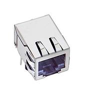 Stewart Connector SS74800-038F Modular Mod Jack CAT5E Horiz 8P8CPG Shielded LED