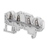 Entrelec - TE Connectivity ZK2.5-4P-BK Feed Through Terminal Block Aut SNK PI-Spring