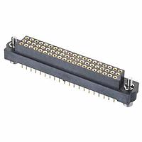 Harwin M83-LFT1F2N54-0000-000 Receptacle 3R 54P F VERT PC TAIL 3MM W/JS