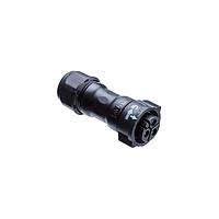 Amphenol LTW CD-12BFFA-QL8SN0 Standard Circular Connector X-Lok, Middle Size, Plastic, 5A, 12 pins, Female Connector, Female Contact, Straight, Push Lock, Crimp, Field Installable without Pin, F6.0 - F8.0mm, IP68