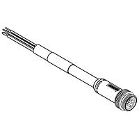 Molex 1300240379 Sensor Cables / Actuator Cables MC 5P M/MP 3M 90D MID