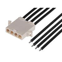 Molex 216293-1041 Discrete Wire STANDARD .093 4 CKT P TO S 150MM