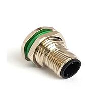 Bulgin PXMBNI12RPM04DPCPG9 Straight M12 Series Rear Panel Mount Conn