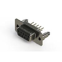 EDAC 628-M09-321-BT5 D-Sub Connectors - Standard Density Vertical Machined D-Sub Connector