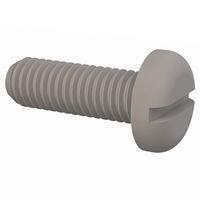 Essentra Components 50M050080N015 Pan Slotted Pan Slotted Screw, M5 X .8 Thread, 15mm Lg