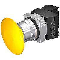 SIEMENS 52PM9V4C Pushbutton PUSHBUTTON,MOM,YLW,2 1/2" PLST,2POS,3BJK