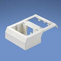 Panduit T70WC2EI Power Rated Fitting T-70 Workstation Outlet Center for Snap-